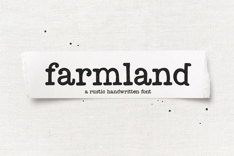 Farmland - Rustic Font