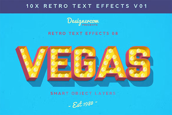 Retro Text Effects